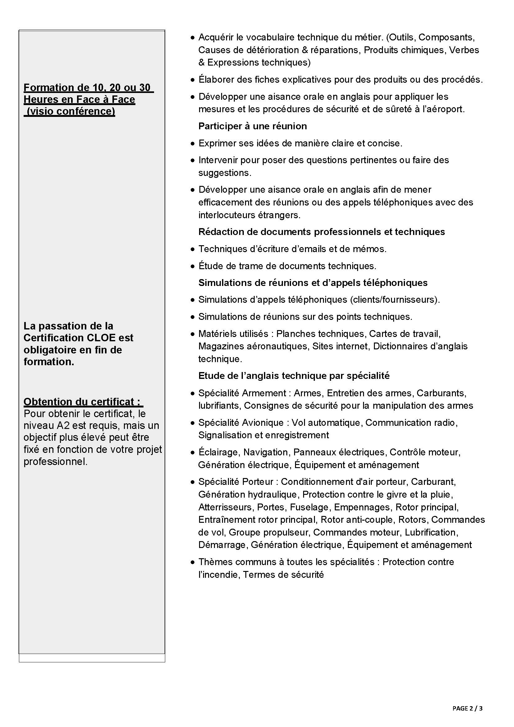 Anglais pour pompiers